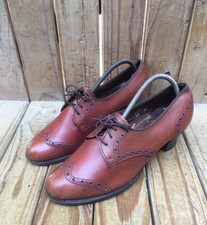 Escarpins femme en cuir marron