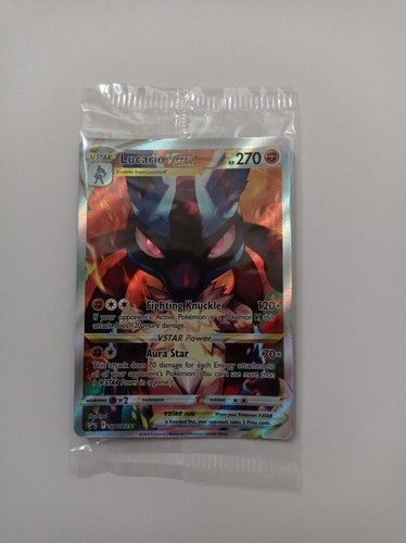 Lucario vstar swsh291 promo - vstar,