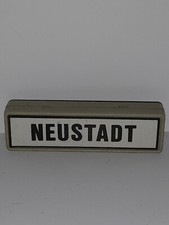 Playmobil enseigne de gare Neustadt pour train RC rail LGB Vintage