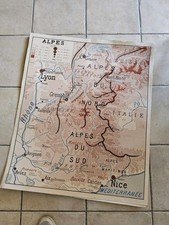 carte  ancienne Scolaire