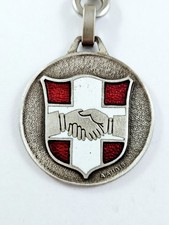 PORTE-CLES - Augis - LIEN FAMILIAL - Clef de la PROTECTION SOCIALE - Métal 1960s