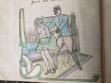 Ancien Carnet Militaria 1900