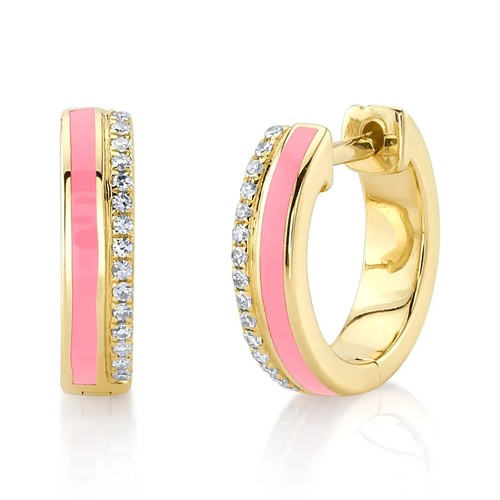14k jaune diamant - or, rose