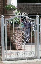 Porte De Jardin Monaco-GT100/100S Premium En Fer Forgé Galvanisé