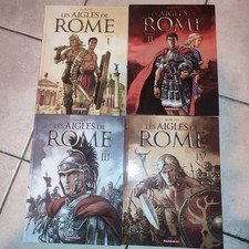 Lot des 4 Premiers tomes "les aigles de Rome" de Marini en EO