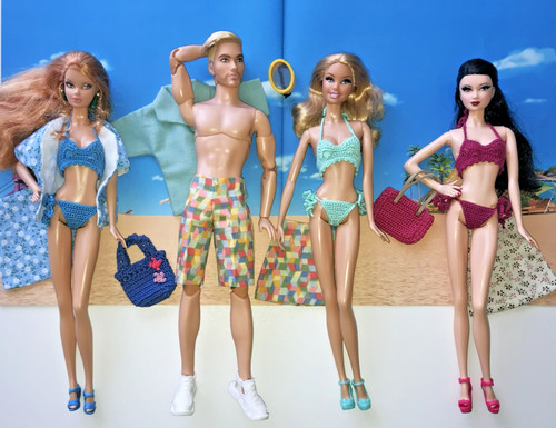 Barbie black label - label, ken