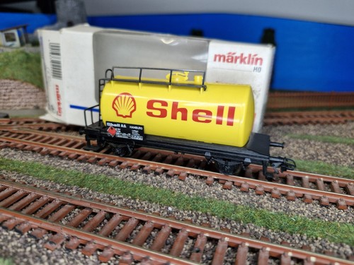 Wagon citerne essieux shell - citerne,