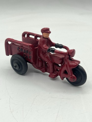 Jouet ancien crash moto hubley - jouet,