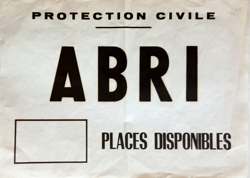 Ww2 affichette protection - affichette,