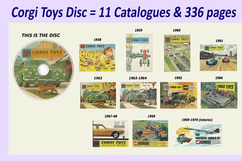 Corgi catalogue 1958 1959 - 1959, 1960