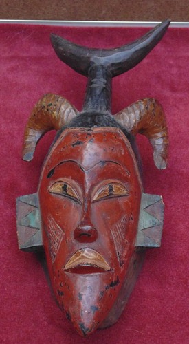 Rare magnifique ancien - rare, masque