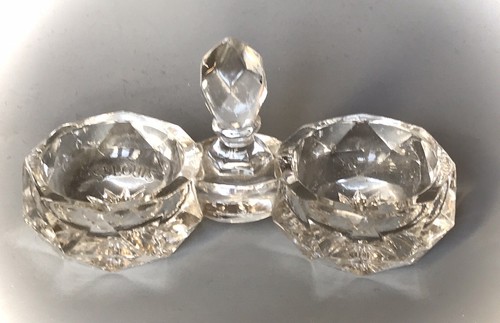 Salière vintage cristal - salière,