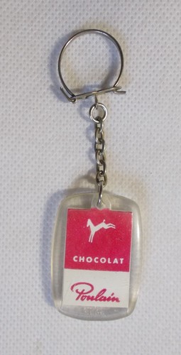 Porte clés chocolat poulain - clés,