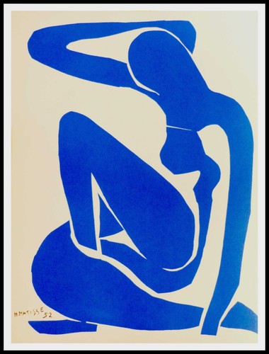Henri matisse nu - henri, bleu