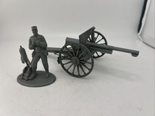 Canon de 75 et le servant de