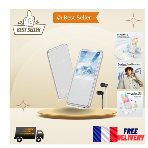 Lecteur mp3 argent 64go - lecteur, de