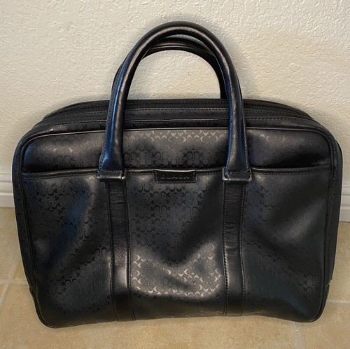 Coach black utility - utility, briefcase