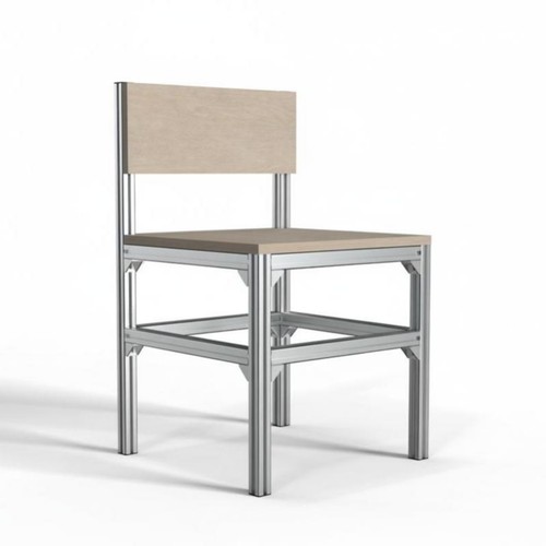 Chaise empil aluminiumble - chaise, à