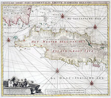 Reproduction carte ancienne - Java partie ouest (Indonésie) vers 1790