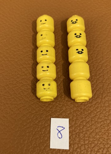 Lego vintage minifig - , têtes