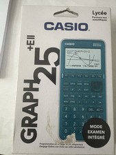 Casio Graph 25+E II Calculatrice Scientifique - Bleue