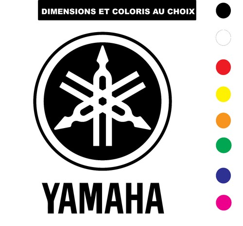 Stickers yamaha moto logo - 2,