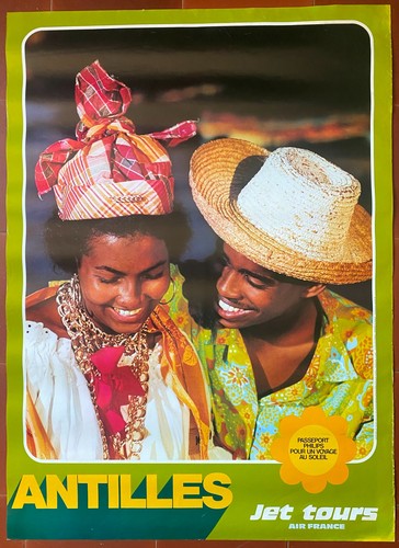Affiche tourisme antilles - affiche,