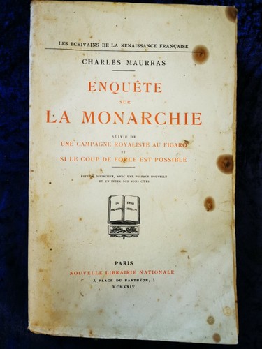 Enquête sur monarchie - enquête,