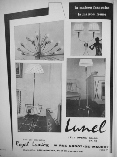 Publicité 1958 lunel - 1958,