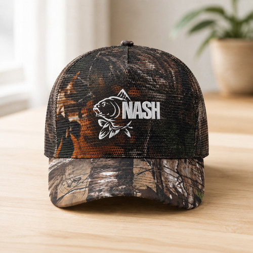 Nash camo fish - fish, embroidered