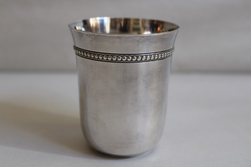 Timbale métal argenté - timbale,