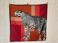 Ted Lapidus Foulard Vintage Guépard  ( FL02/24/01-25B )