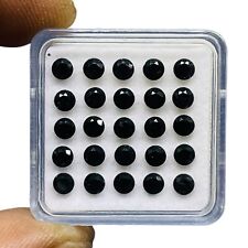 25 Pièces Noir Naturel