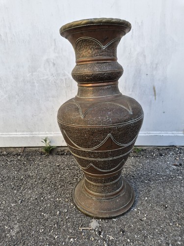 Grand vase ancien cuivre - vase, en
