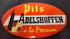 Ancien petit  glacoide bière brasserie ADELSHOFFEN à la pression Alsace