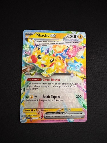 Pokémon pikachu 057 - pikachu, ex
