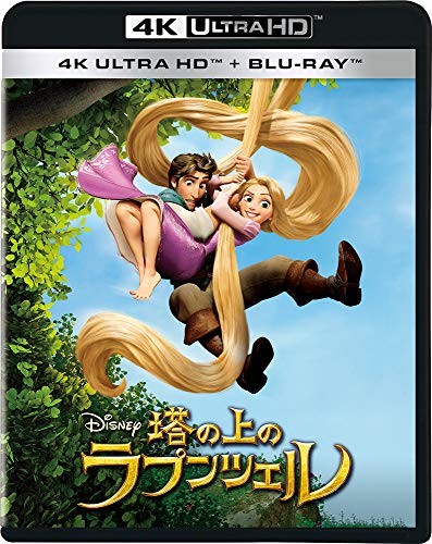 Raiponce sur tour uhd - 4k,