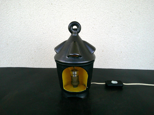 Lampe vintage ceramique - vintage,