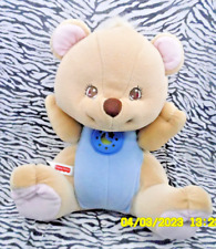 CM/ FISHER PRICE VINTAGE DOUDOU PELUCHE OURS VEILLEUSE BRUIT DE LA FORET 26CM