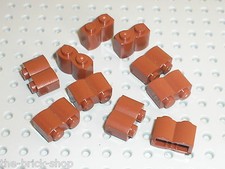10 x LEGO RedBrown brick log