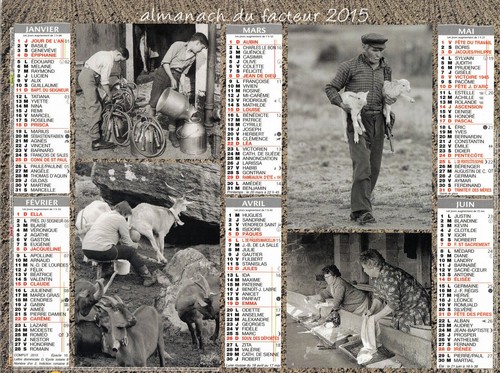 Calendrier 2015 vieux métiers - 2015,