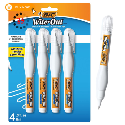 Bic wite out - shake, 'n
