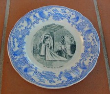 Assiette plate porcelaine - assiette,