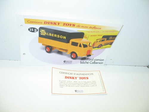 Fiche certif dinky toys - certif.,