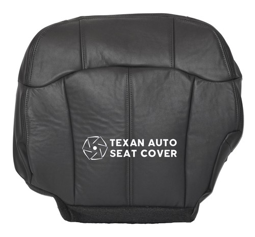 Dark gray leather seat - leather, cover
