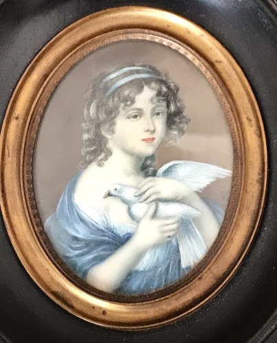 Peinture miniature ancienne - peinture,