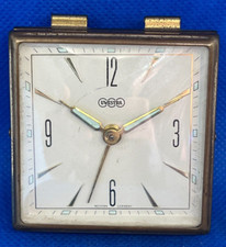 UWESTRA Western Germany Réveil Voyage Reisewecker Travel Alarm clock FOR PARTS