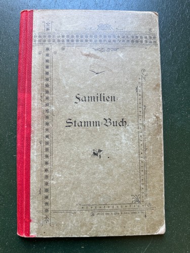 Ancien livre généalogique - ancien, de