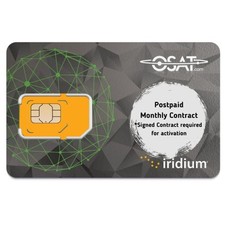 Iridium SIM Card & Airtime Postpaid Carte SIM