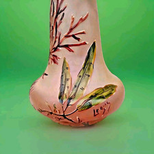 Legras grand vase signé pieds